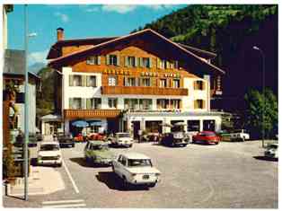 DOLOMITI ALBERGO-SASSO-BIANCO-SANTA-MARIA-DELLE-GRAZIE-1968