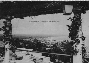 FORLI-CESENA-CATTOLICA-PANORAMA EDENROCK-1957
