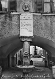 LAGO DI GARDA - TORBOLE - RICORDO DI GOETHE-1956