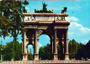 MILANO ARCO DELLA PACE 1960