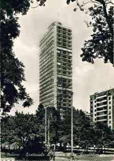 MILANO GRATTACIELO DI PIAZZA DELLA REPUBBLICA 1964