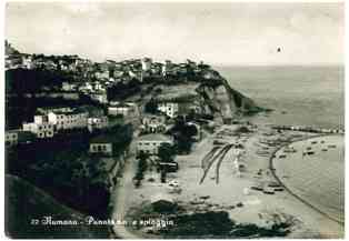 NUMANA PANORAMA E SPIAGGIA 1955-1960