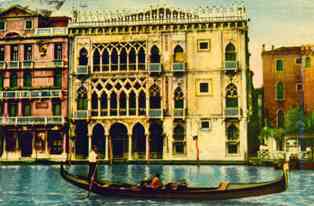 VENEZIA CA' D'ORO PALAZZO CONTARINI 1959
