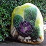 decoupage su sasso di marmo